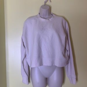 RARE Ribbed perfectly oversized cropped crew